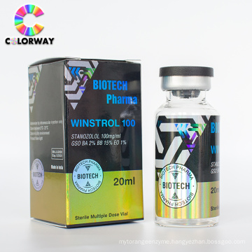 Pharmaceutical 2ml 5ml 10ml glass vial sticker